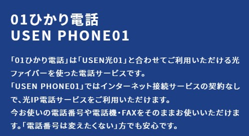 USENひかり電話