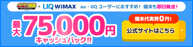 とくとくBB×WiMAXの追尾バナー