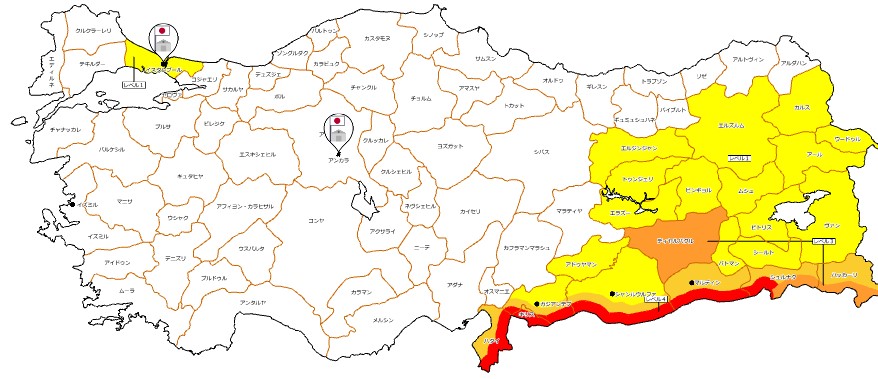 トルコの治安情勢