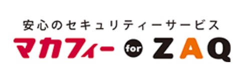 JCOMマカフィーforZAQのロゴ