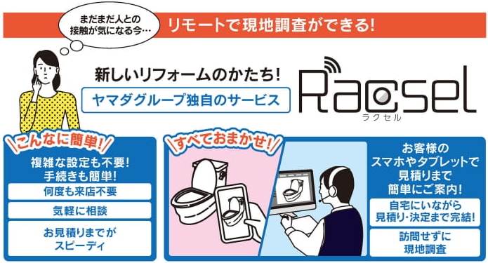 ヤマダ電機のリフォーム ラクセル