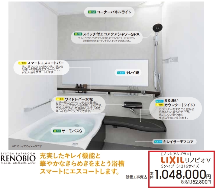 イオンリフォーム LIXILリノビオVの価格